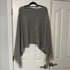 Gray Fringe Women's Sweater